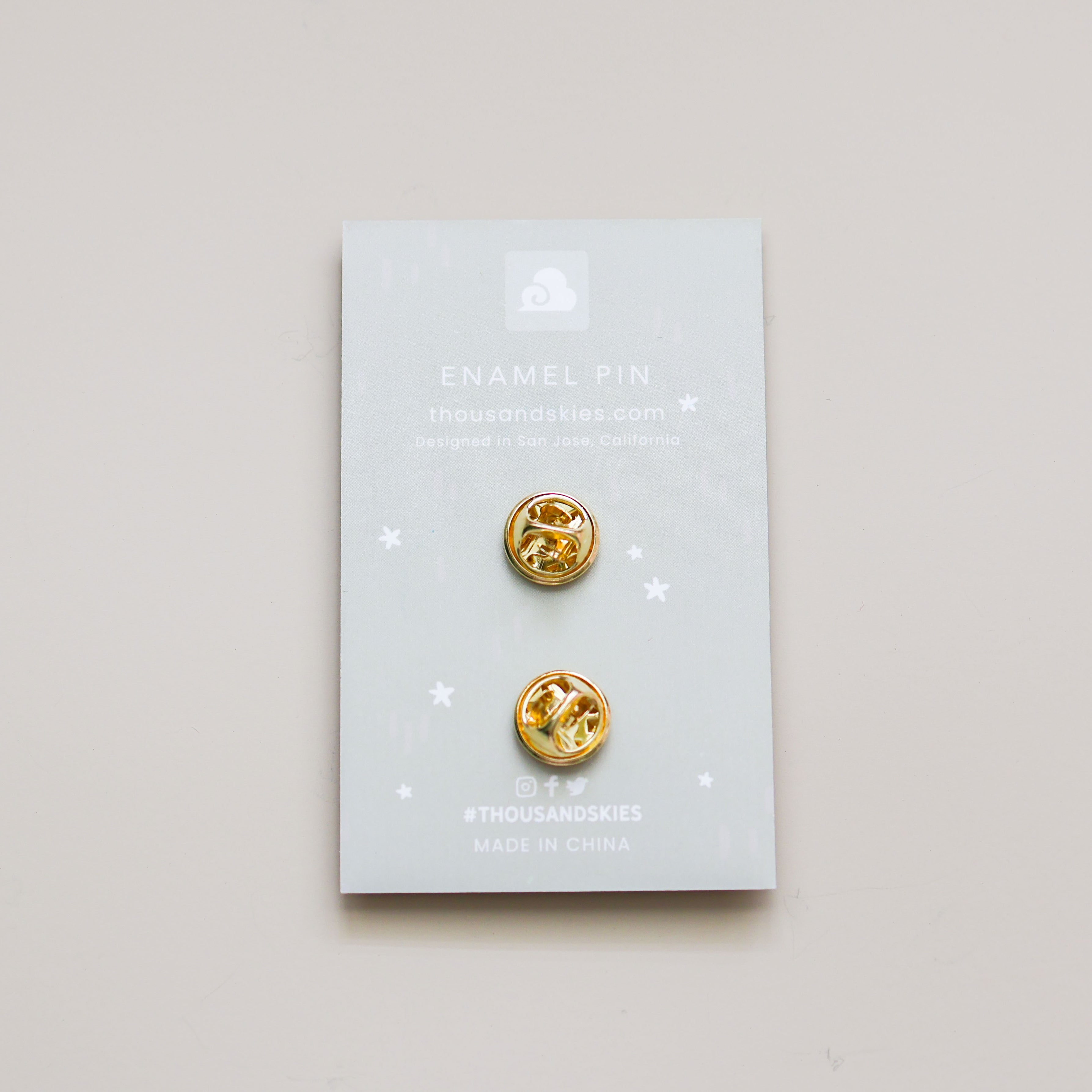 Enamel Pin - Cavapoo (Tricolor) – thousandskies