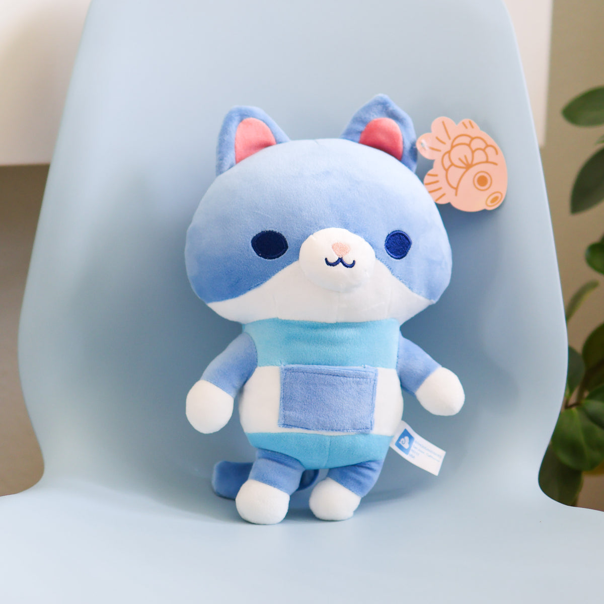 Friendly Blue Cat Doll