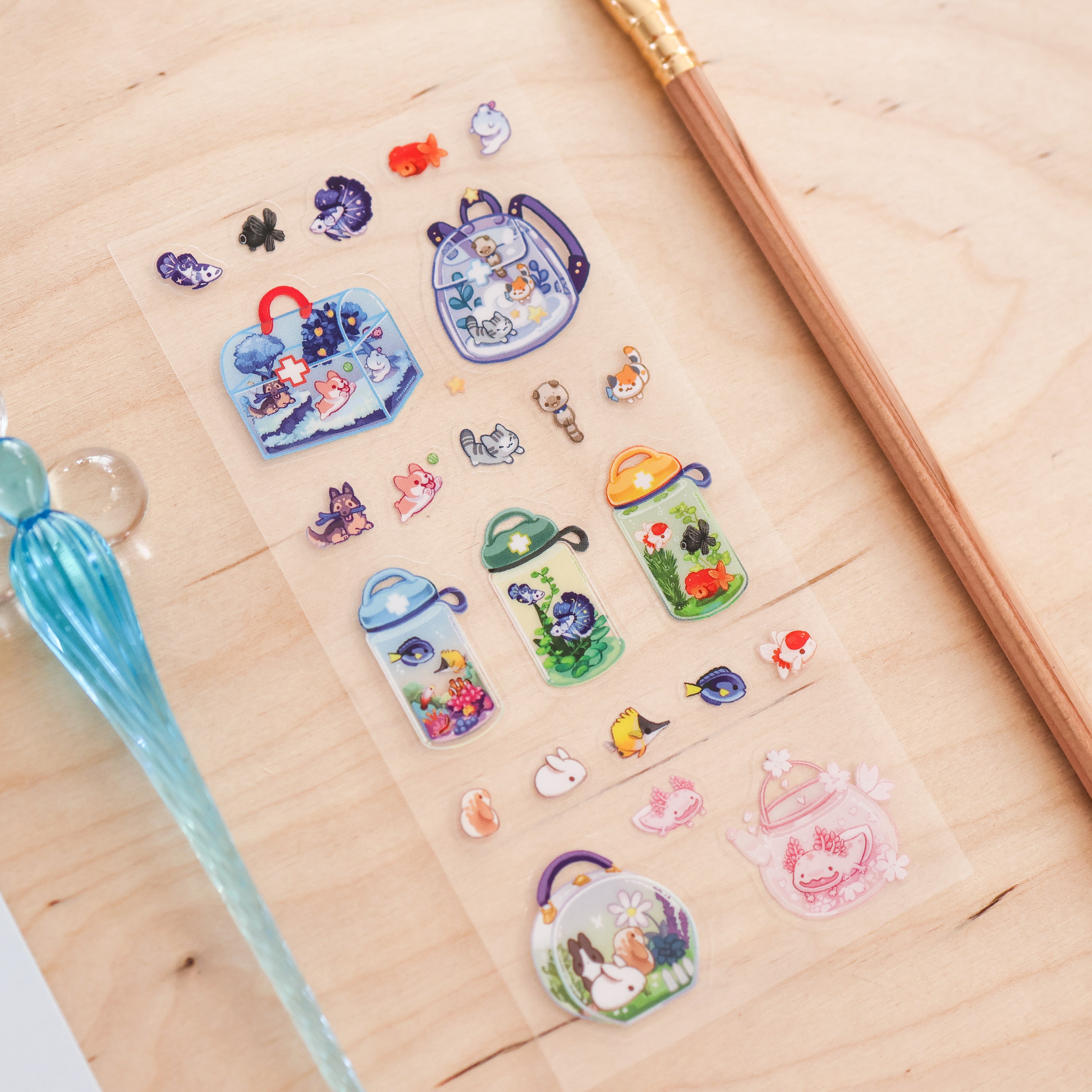 Sticker Sheet (Clear) - First Aid Kit – thousandskies