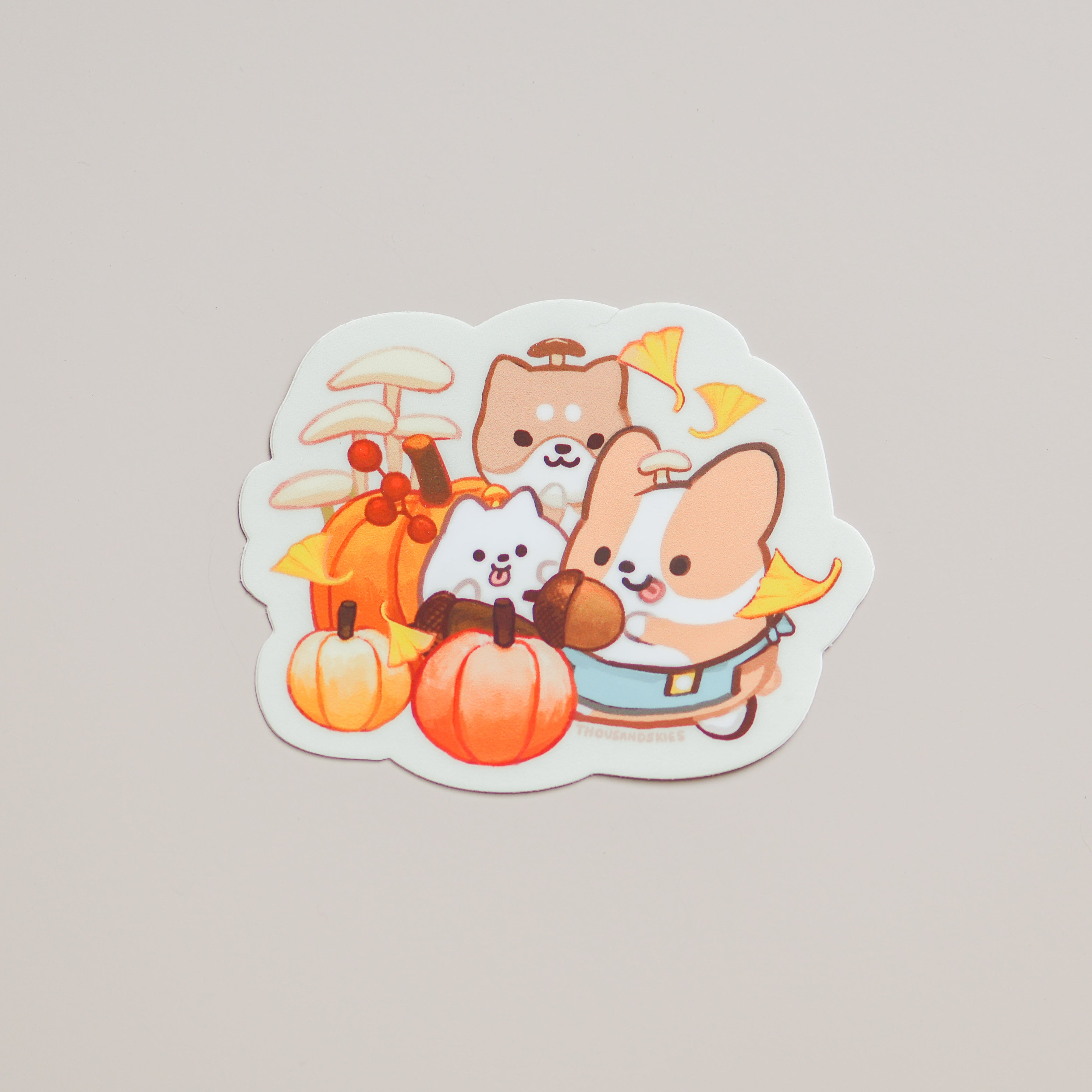 Vinyl Sticker Fall Harvest – thousandskies
