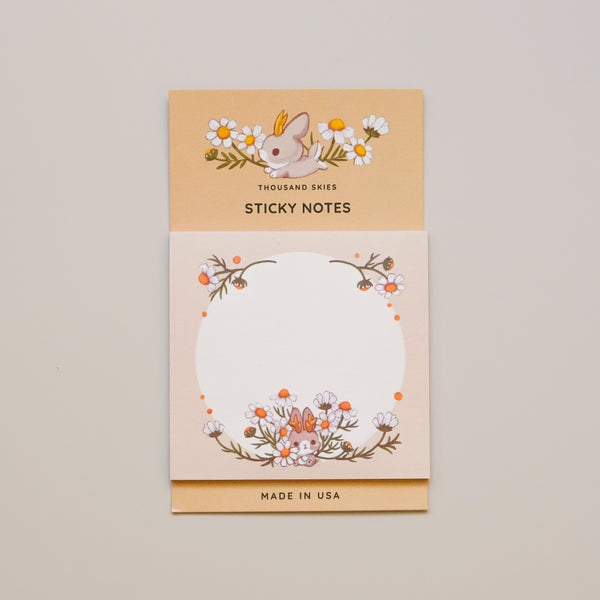 Sticky Notes - Jackalope's Garden (Cream)