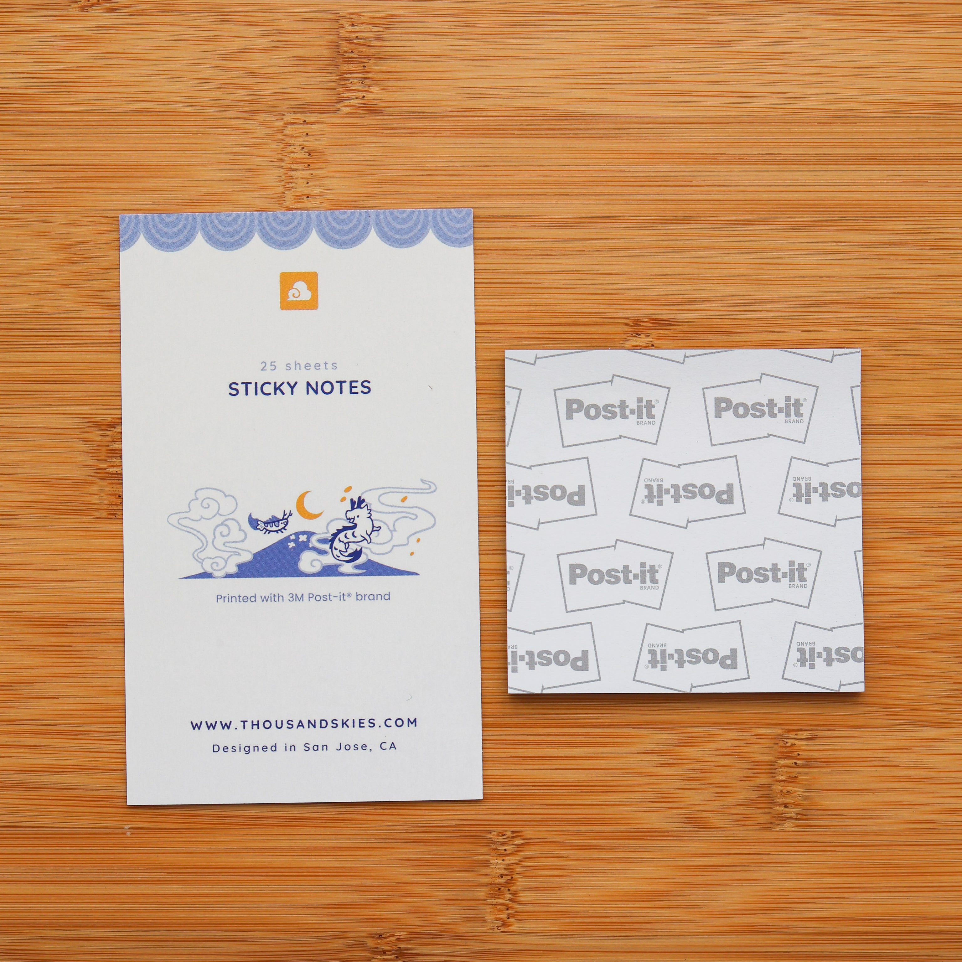 Sticky Notes - Blue Porcelain – thousandskies