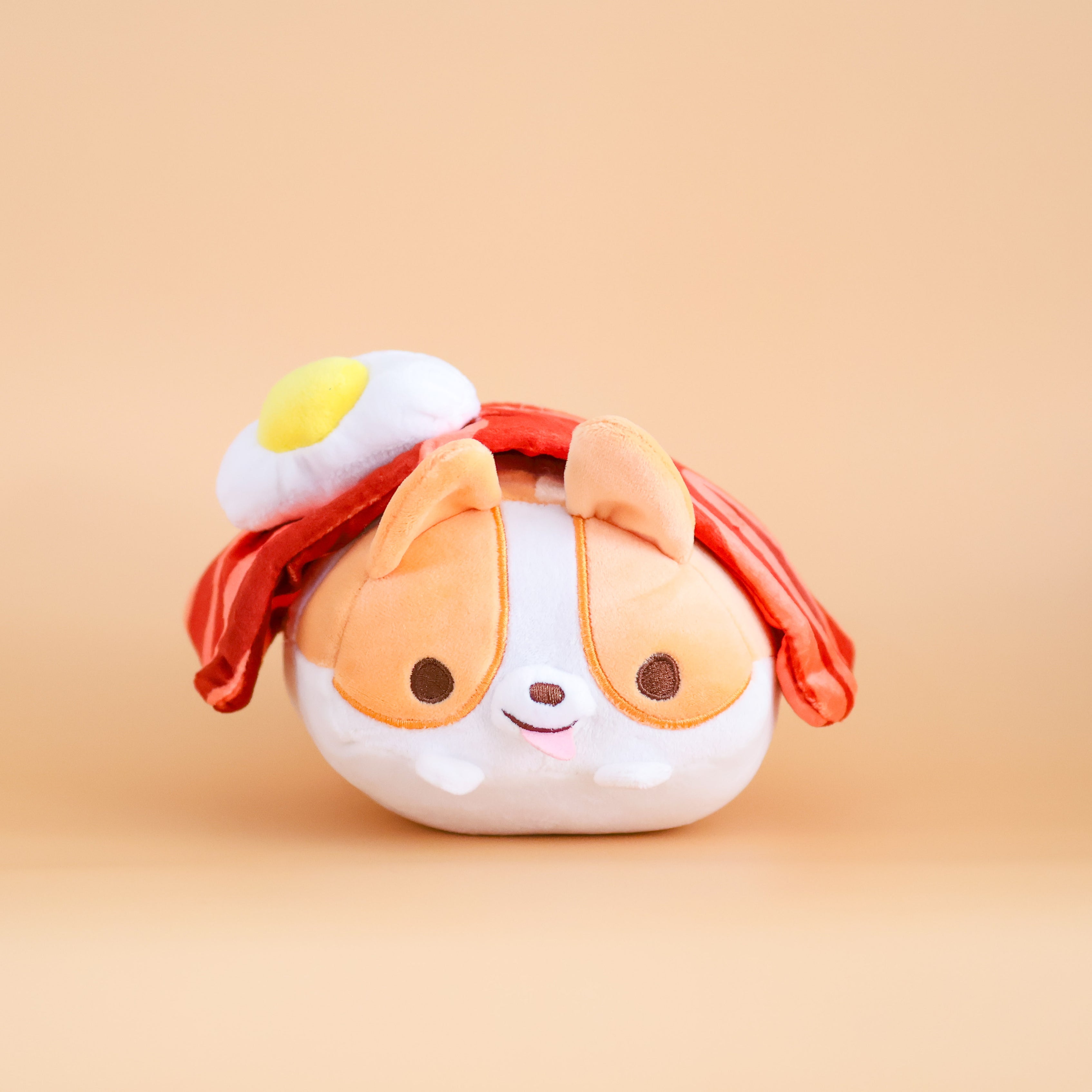 Super Fluffy Bacon and Egg Plushie thousandskies