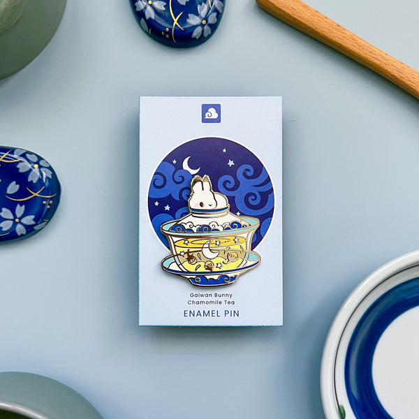 Gaiwan Bunny Enamel Pin Gaiwan Bunny Enamel Pin