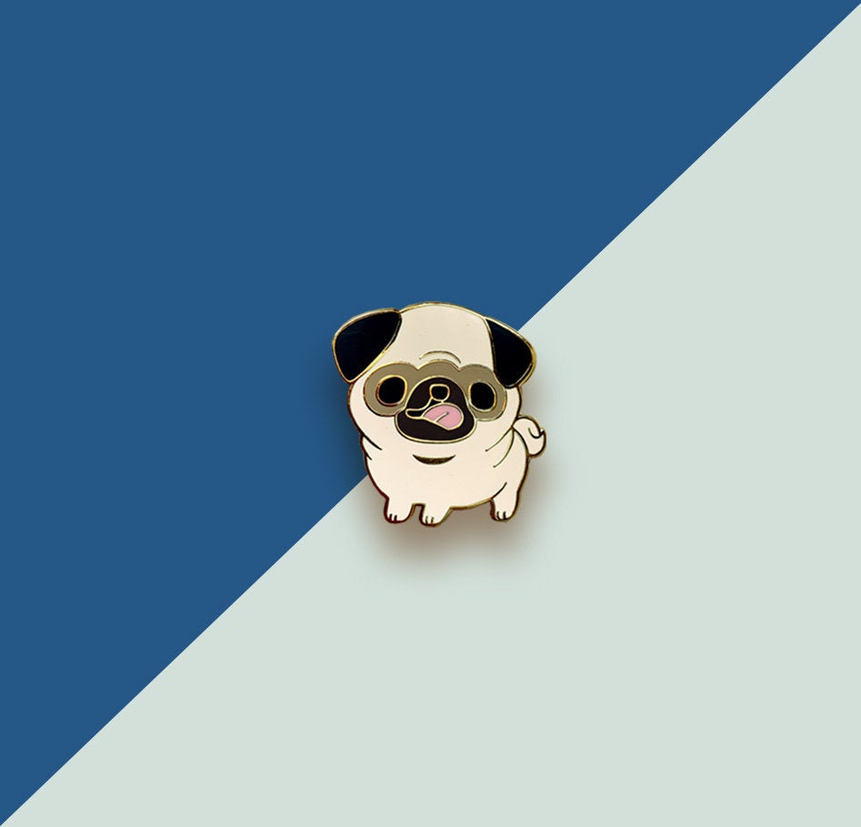 Enamel Pin - Pug Pin – thousandskies